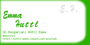 emma huttl business card